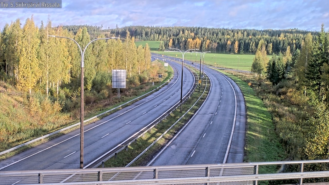 Weather Camera Image Road 5 Siilinjärvi, Rissala, Siilinjärvi, Pohjois-Savo