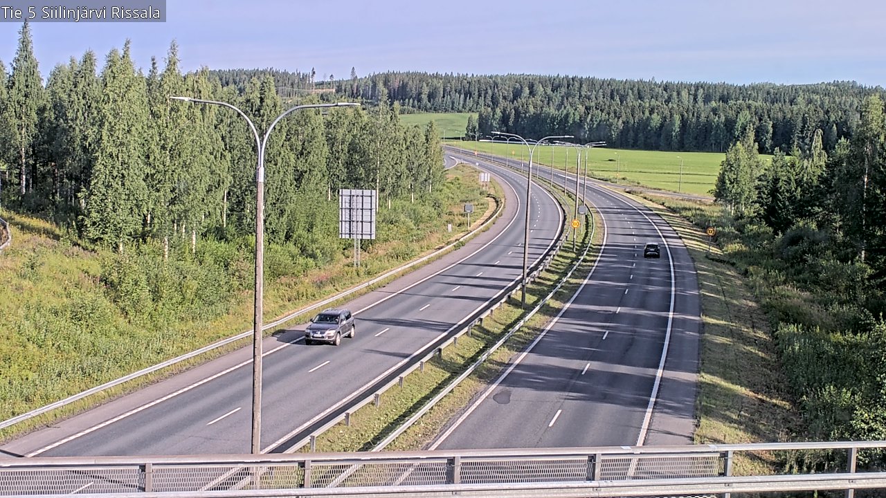 Weather Camera Image Road 5 Siilinjärvi, Rissala, Siilinjärvi, Pohjois-Savo