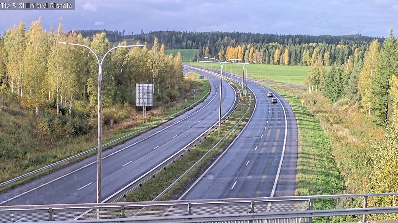 Weather Camera Image Road 5 Siilinjärvi, Rissala, Siilinjärvi, Pohjois-Savo