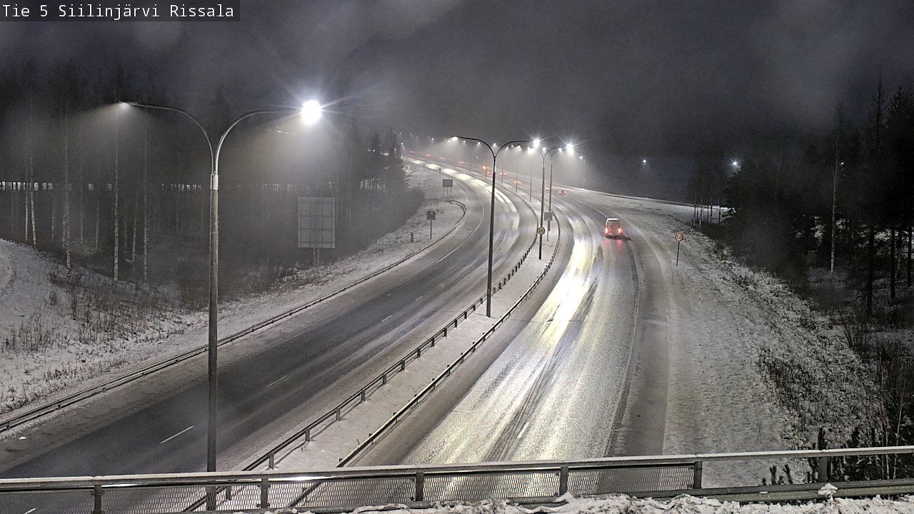 Weather Camera Image Road 5 Siilinjärvi, Rissala, Siilinjärvi, Pohjois-Savo