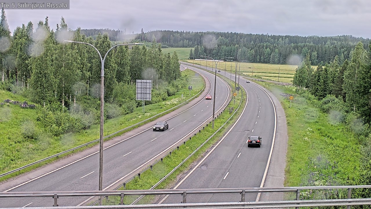 Weather Camera Image Road 5 Siilinjärvi, Rissala, Siilinjärvi, Pohjois-Savo