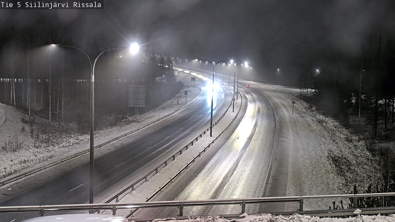 Weather Camera Image Road 5 Siilinjärvi, Rissala, Siilinjärvi, Pohjois-Savo