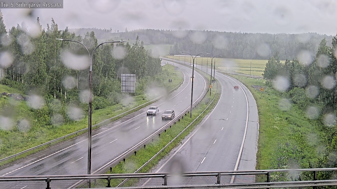 Weather Camera Image Väg 5 Siilinjärvi, Rissala, Siilinjärvi, Pohjois-Savo