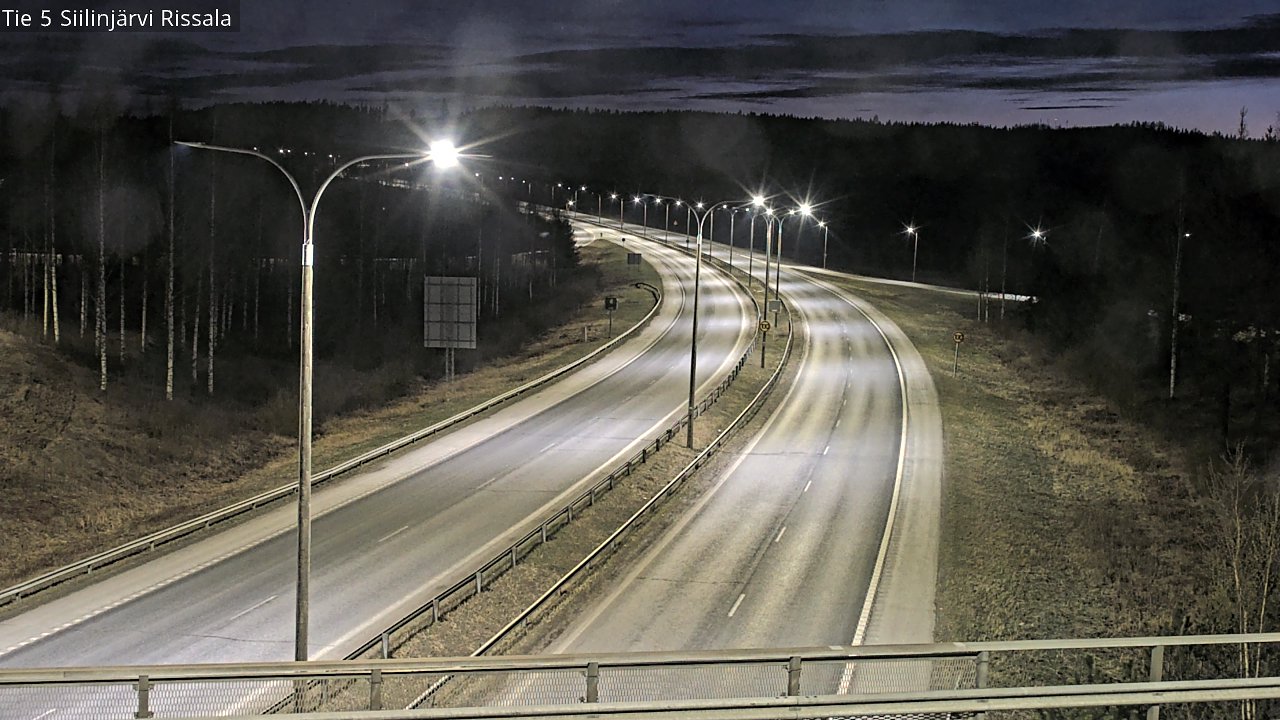 Weather Camera Image Väg 5 Siilinjärvi, Rissala, Siilinjärvi, Pohjois-Savo