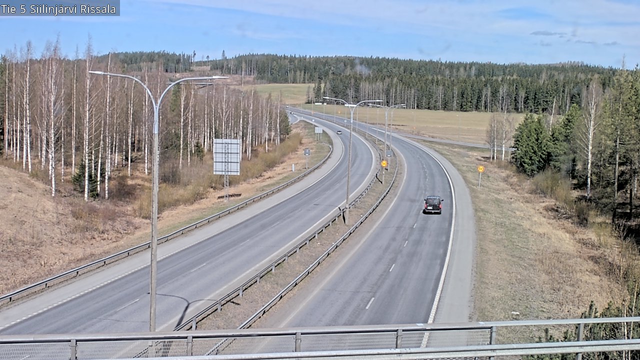 Weather Camera Image Väg 5 Siilinjärvi, Rissala, Siilinjärvi, Pohjois-Savo