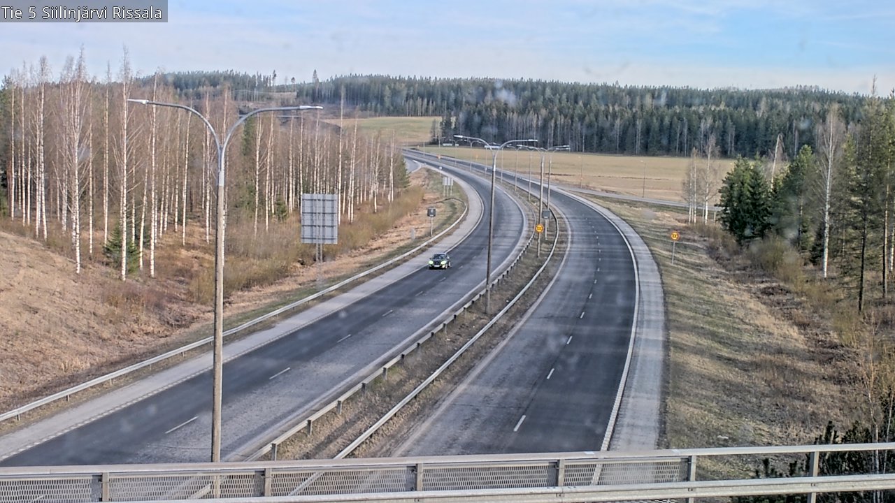 Weather Camera Image Väg 5 Siilinjärvi, Rissala, Siilinjärvi, Pohjois-Savo