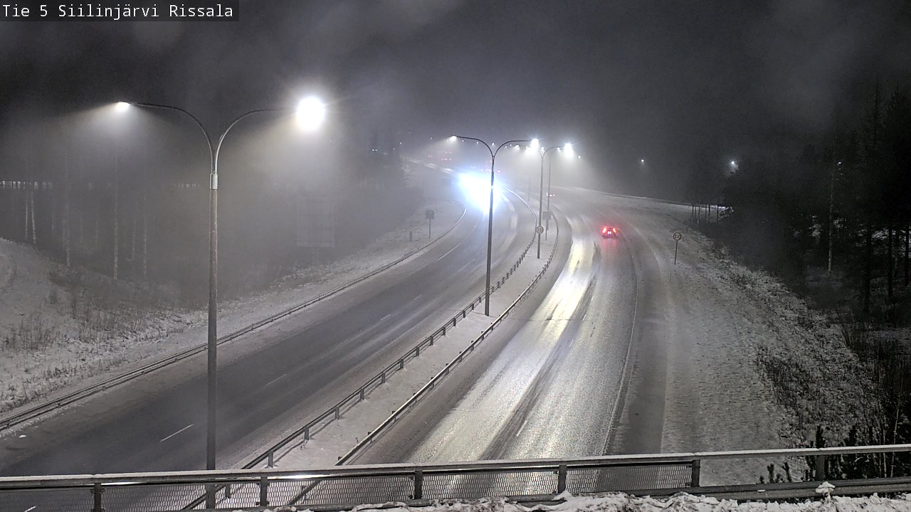 Weather Camera Image Road 5 Siilinjärvi, Rissala, Siilinjärvi, Pohjois-Savo