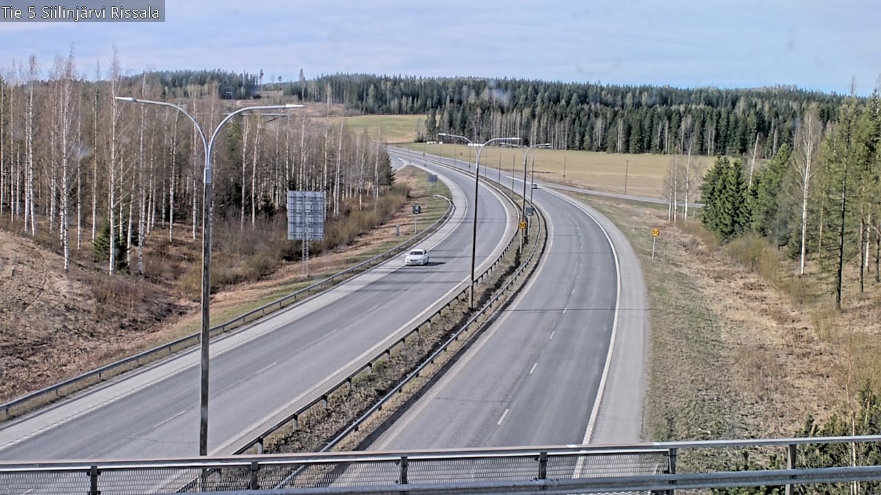 Weather Camera Image Väg 5 Siilinjärvi, Rissala, Siilinjärvi, Pohjois-Savo