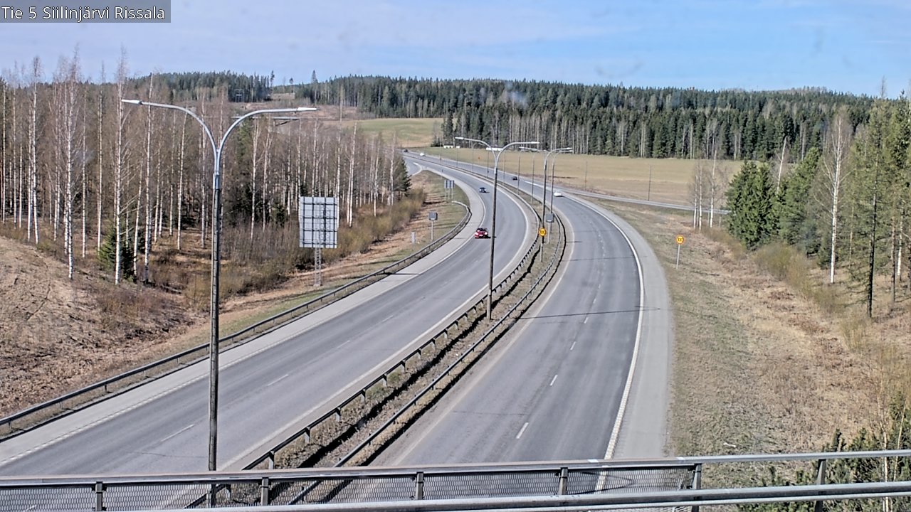 Weather Camera Image Väg 5 Siilinjärvi, Rissala, Siilinjärvi, Pohjois-Savo