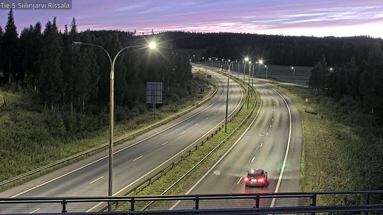 Weather Camera Image Road 5 Siilinjärvi, Rissala, Siilinjärvi, Pohjois-Savo