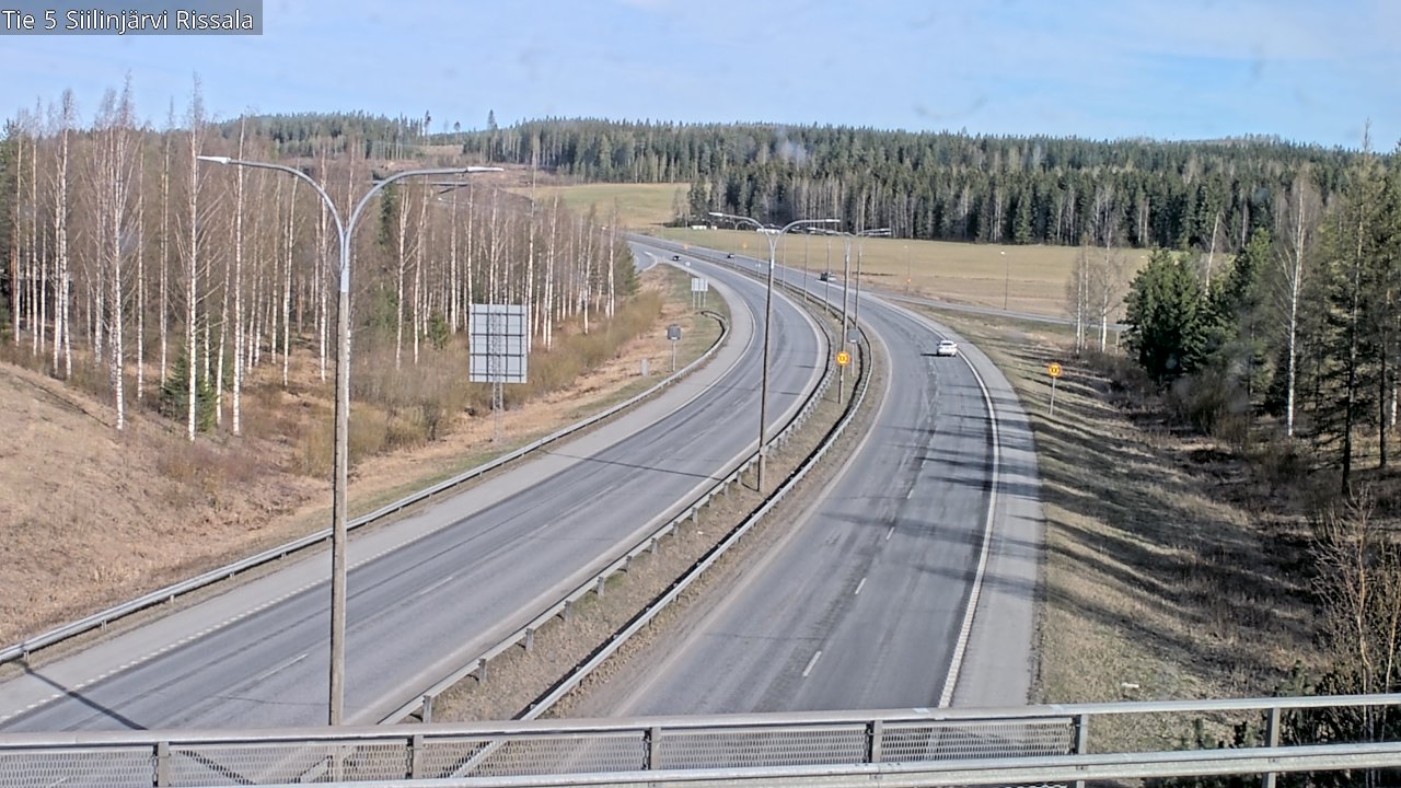 Weather Camera Image Väg 5 Siilinjärvi, Rissala, Siilinjärvi, Pohjois-Savo