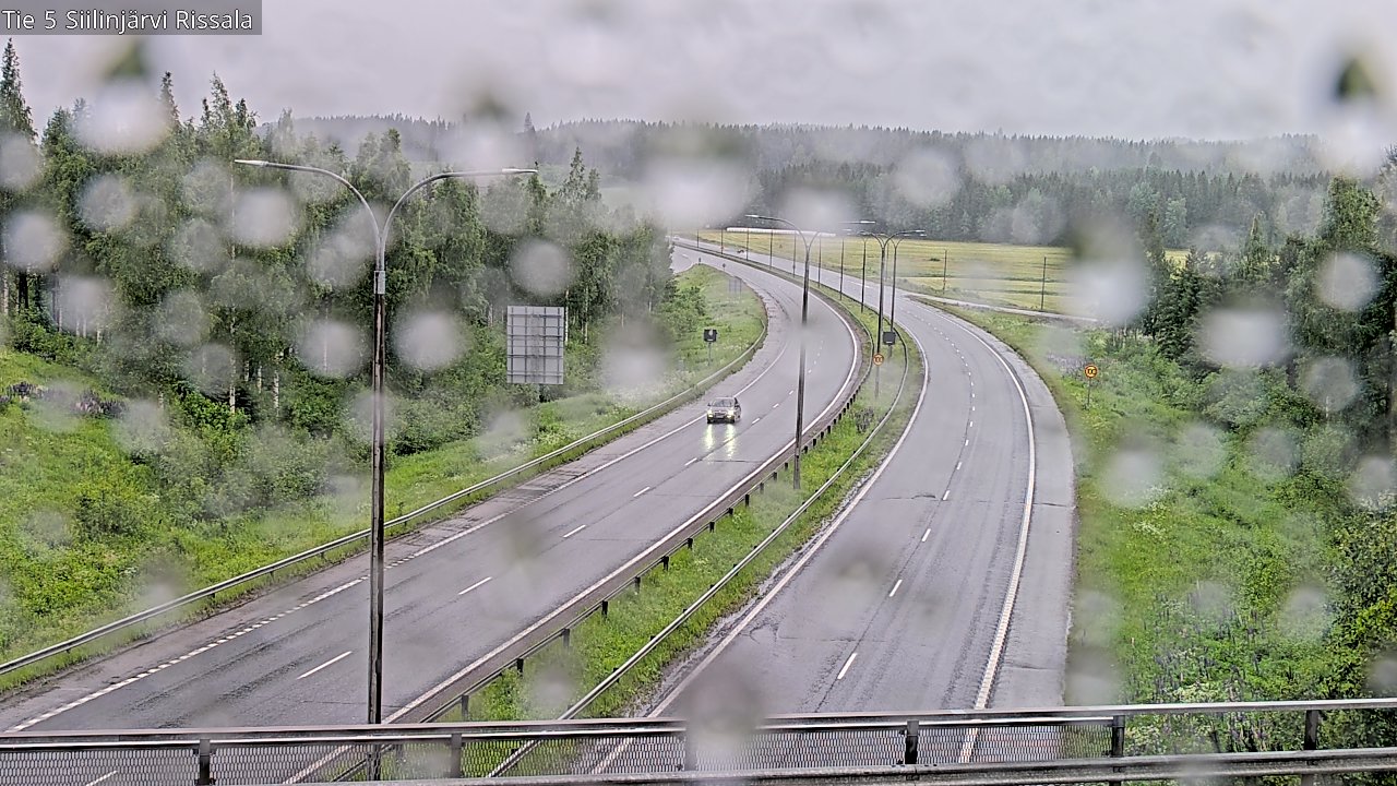 Weather Camera Image Road 5 Siilinjärvi, Rissala, Siilinjärvi, Pohjois-Savo