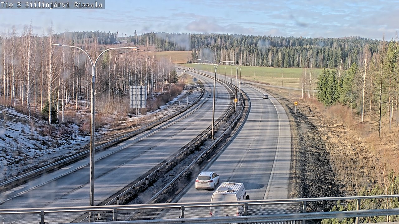 Weather Camera Image Road 5 Siilinjärvi, Rissala, Siilinjärvi, Pohjois-Savo