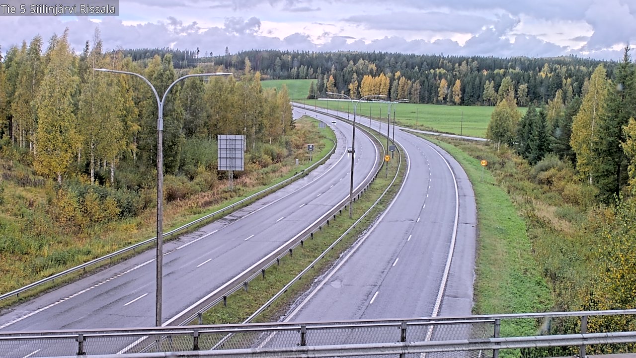 Weather Camera Image Road 5 Siilinjärvi, Rissala, Siilinjärvi, Pohjois-Savo
