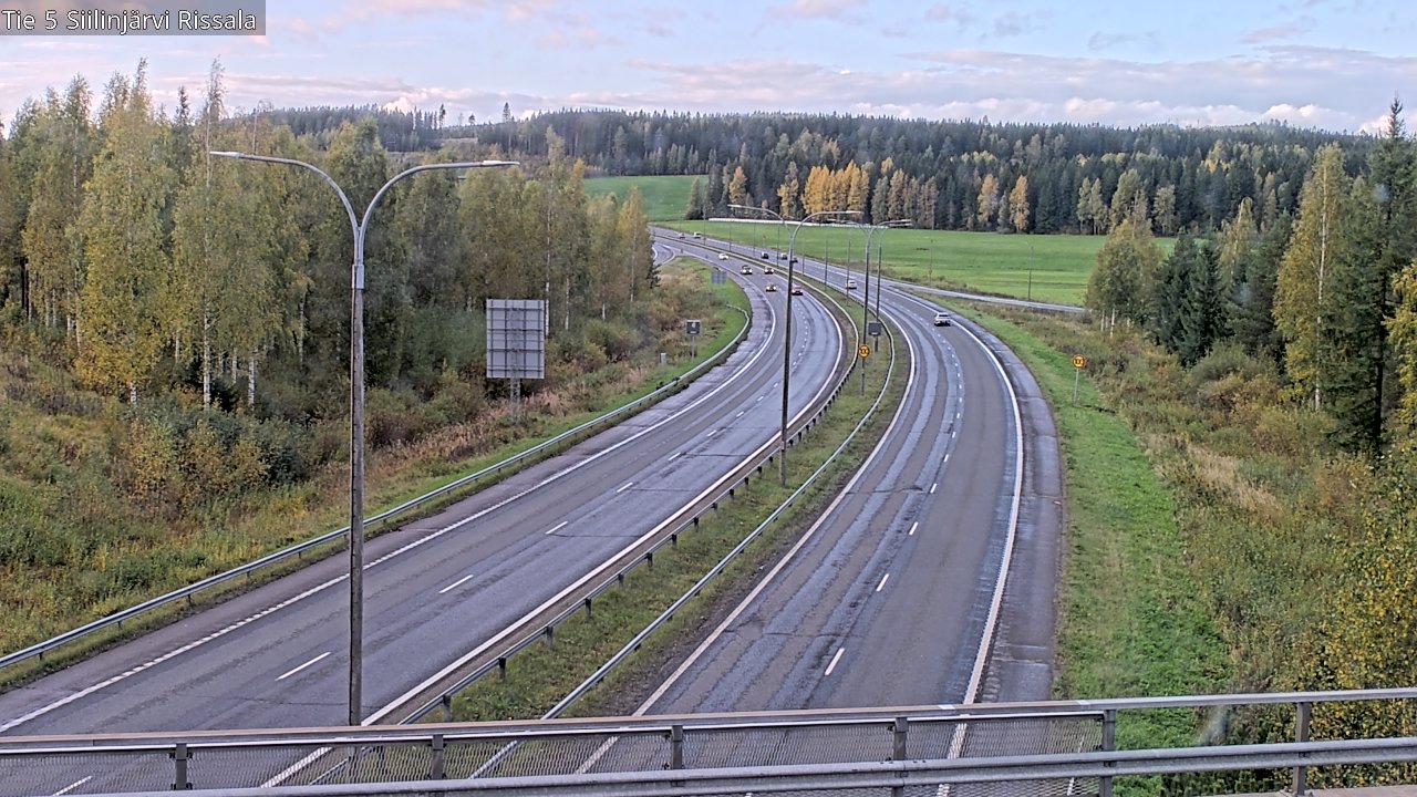 Weather Camera Image Road 5 Siilinjärvi, Rissala, Siilinjärvi, Pohjois-Savo