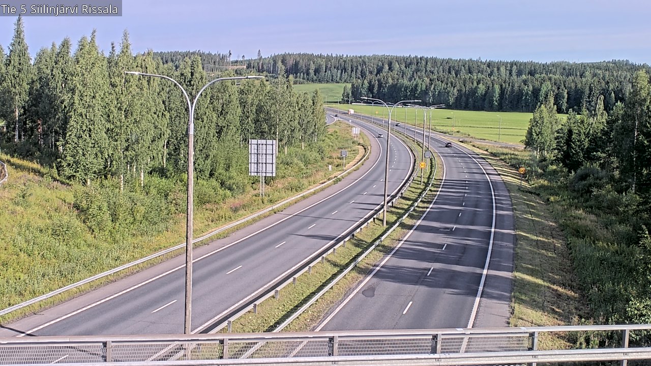 Weather Camera Image Road 5 Siilinjärvi, Rissala, Siilinjärvi, Pohjois-Savo