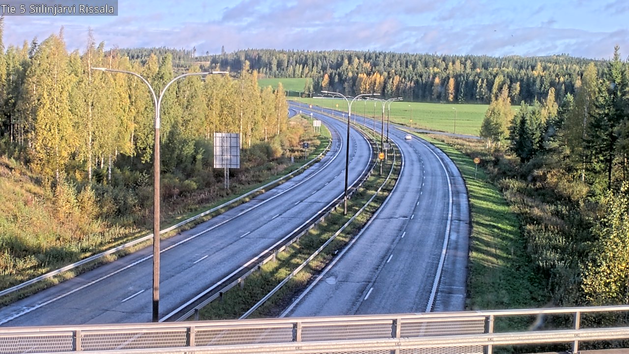 Weather Camera Image Road 5 Siilinjärvi, Rissala, Siilinjärvi, Pohjois-Savo