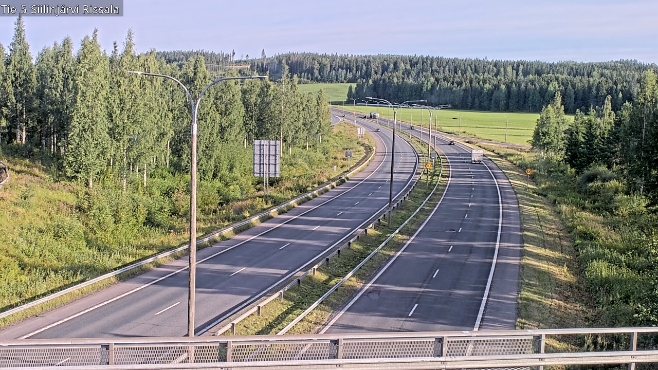 Weather Camera Image Road 5 Siilinjärvi, Rissala, Siilinjärvi, Pohjois-Savo