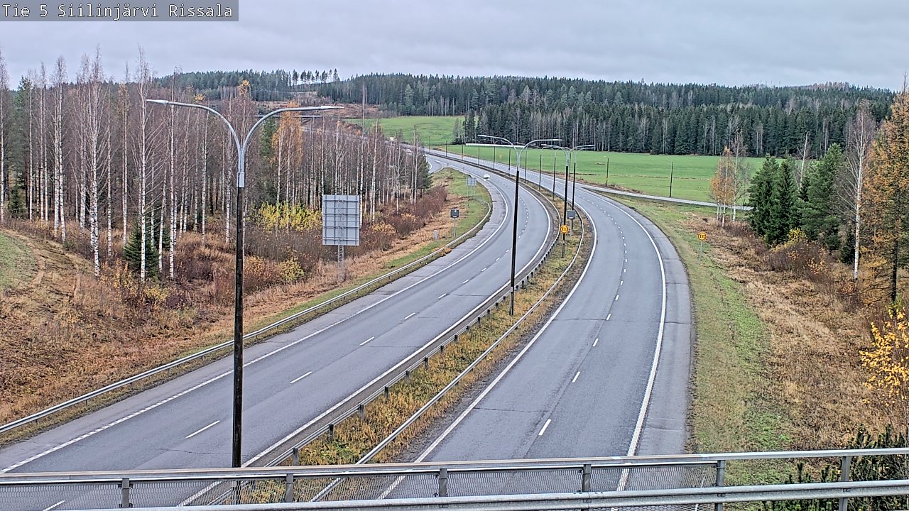 Weather Camera Image Väg 5 Siilinjärvi, Rissala, Siilinjärvi, Pohjois-Savo