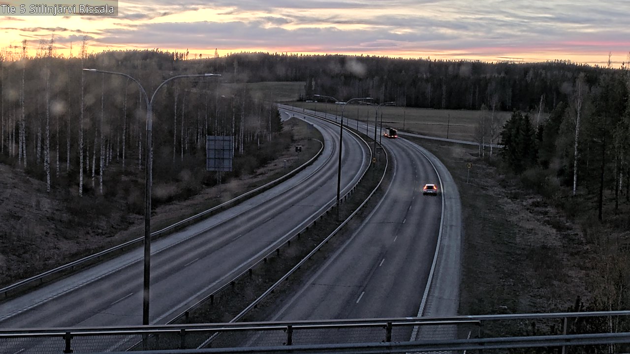 Weather Camera Image Väg 5 Siilinjärvi, Rissala, Siilinjärvi, Pohjois-Savo