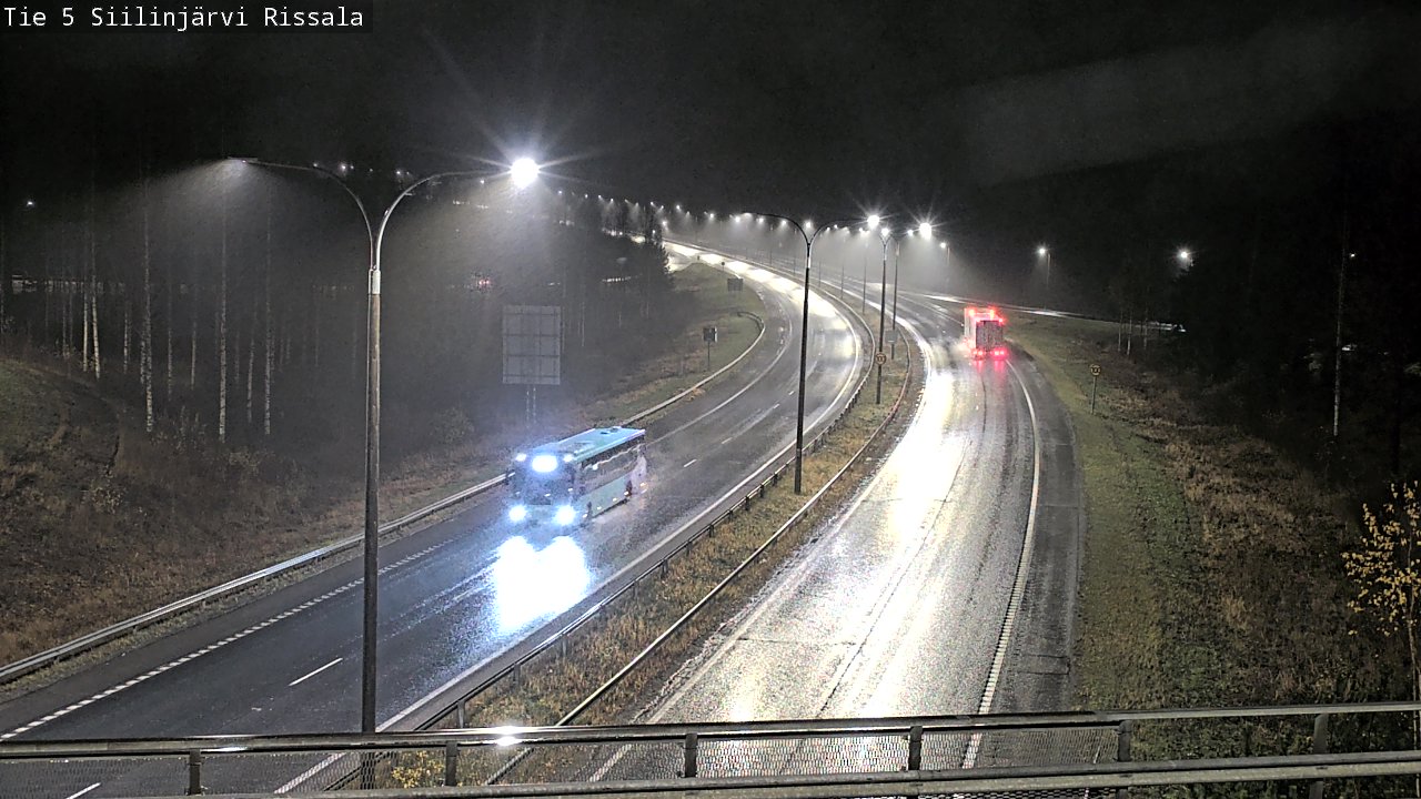 Weather Camera Image Road 5 Siilinjärvi, Rissala, Siilinjärvi, Pohjois-Savo