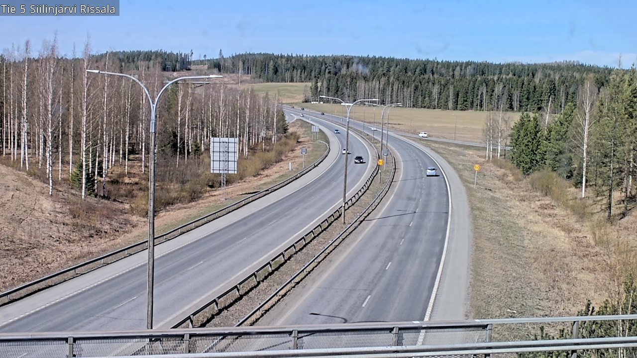 Weather Camera Image Väg 5 Siilinjärvi, Rissala, Siilinjärvi, Pohjois-Savo