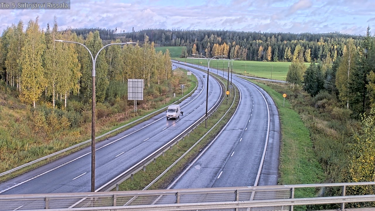 Weather Camera Image Road 5 Siilinjärvi, Rissala, Siilinjärvi, Pohjois-Savo
