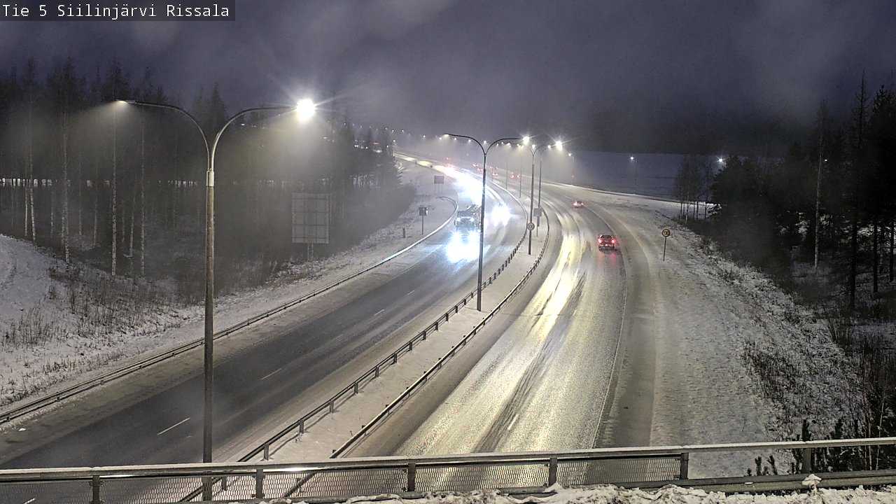 Weather Camera Image Road 5 Siilinjärvi, Rissala, Siilinjärvi, Pohjois-Savo