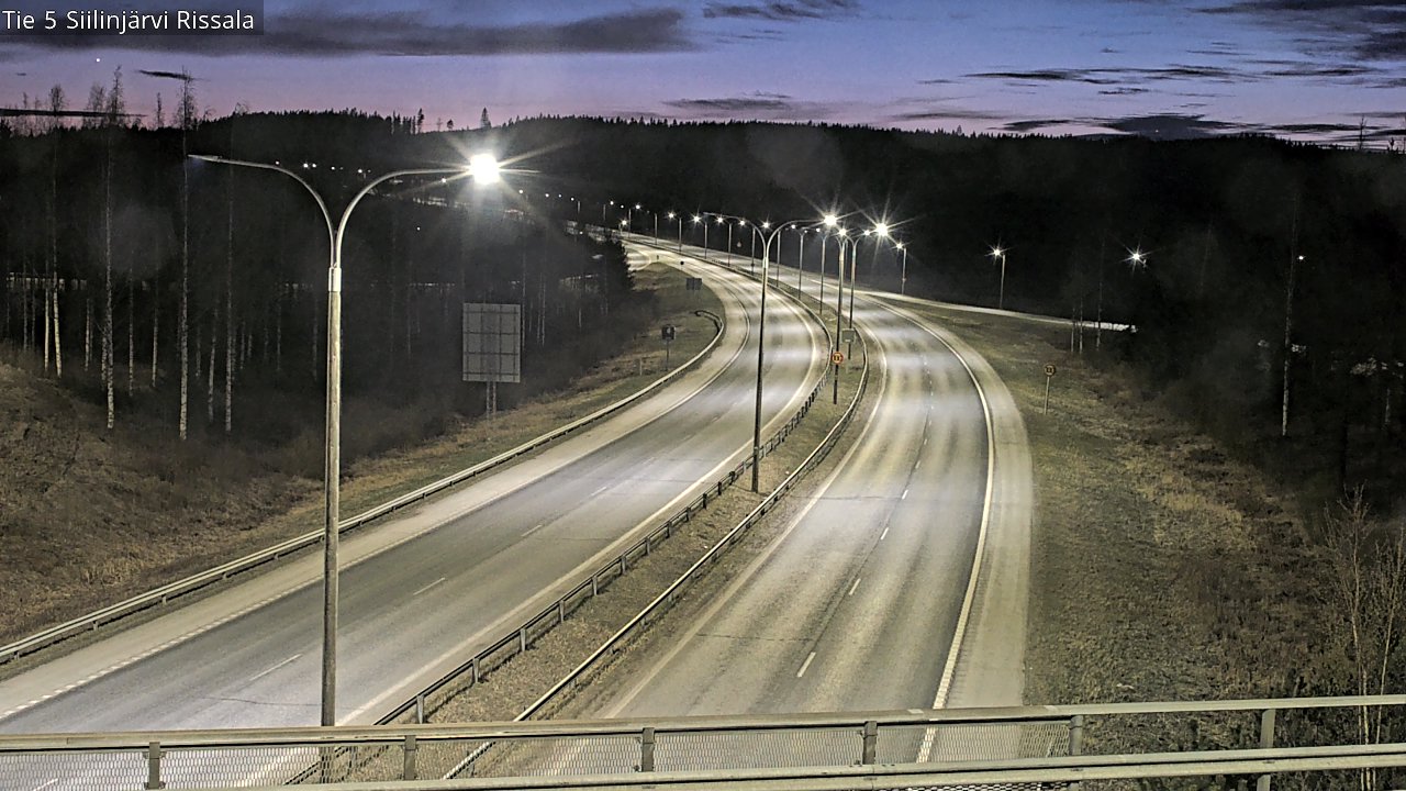 Weather Camera Image Väg 5 Siilinjärvi, Rissala, Siilinjärvi, Pohjois-Savo