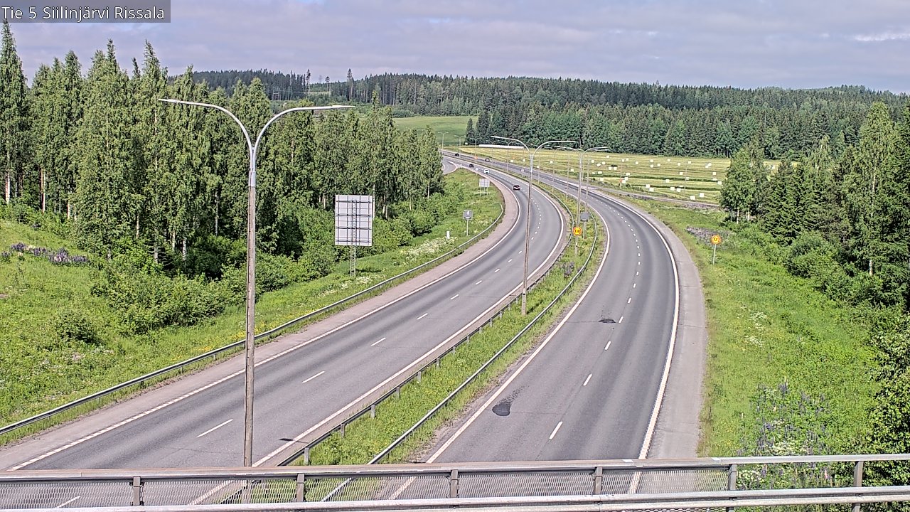 Weather Camera Image Road 5 Siilinjärvi, Rissala, Siilinjärvi, Pohjois-Savo