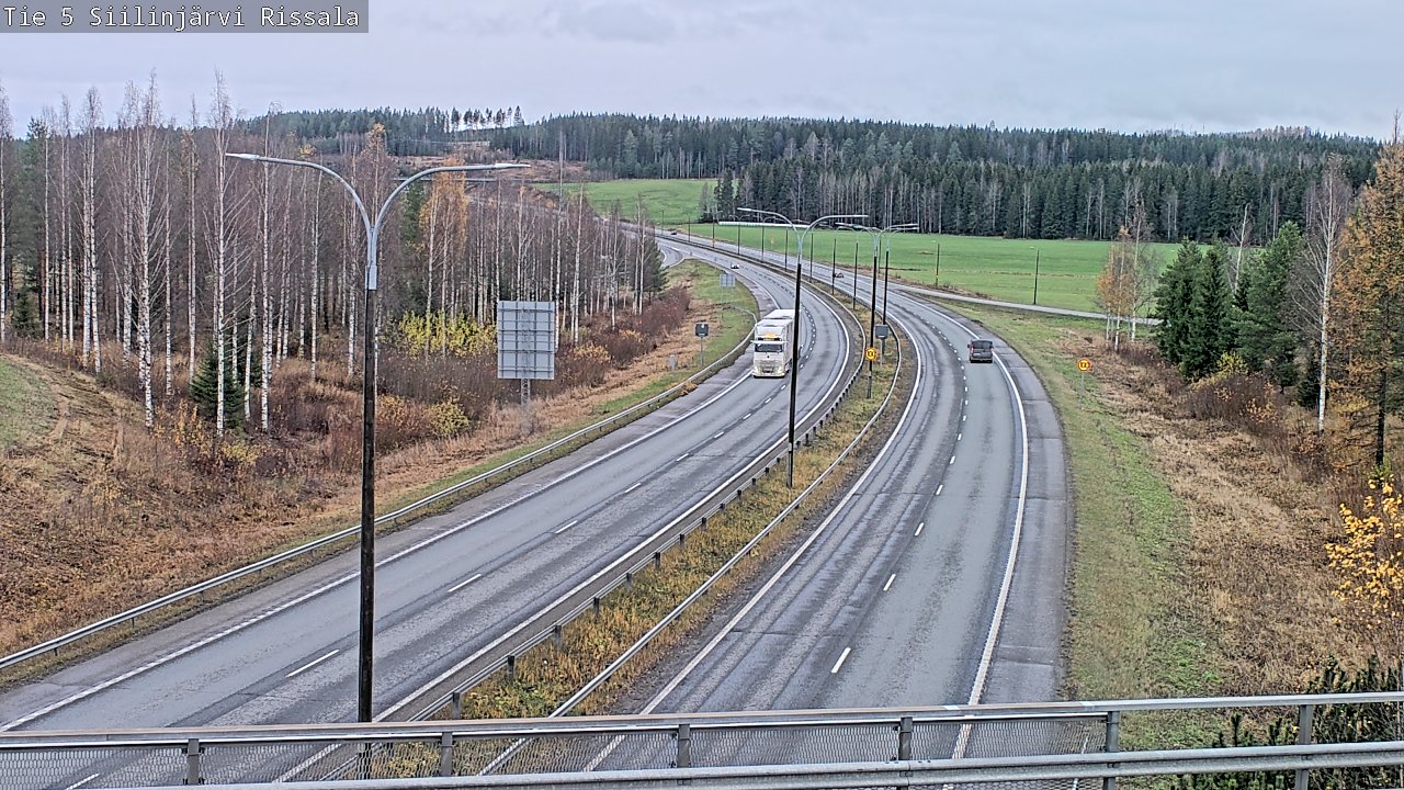 Weather Camera Image Väg 5 Siilinjärvi, Rissala, Siilinjärvi, Pohjois-Savo