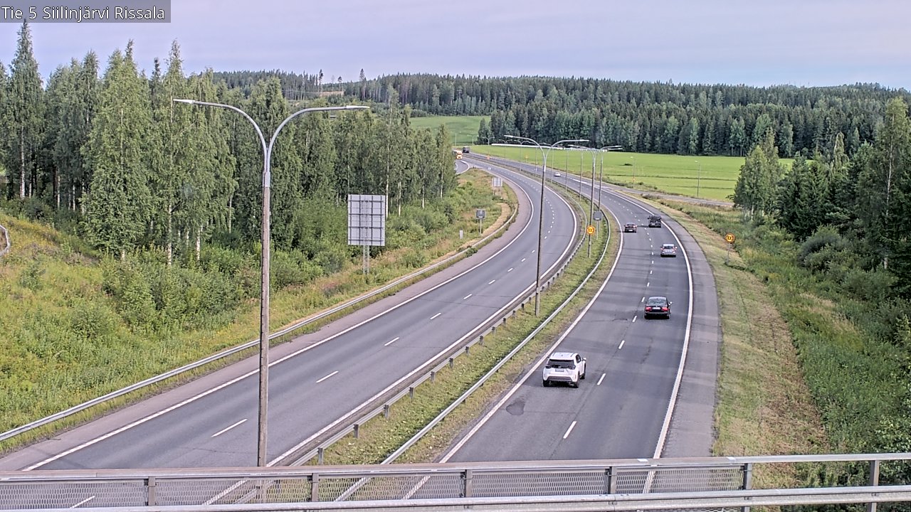 Weather Camera Image Road 5 Siilinjärvi, Rissala, Siilinjärvi, Pohjois-Savo