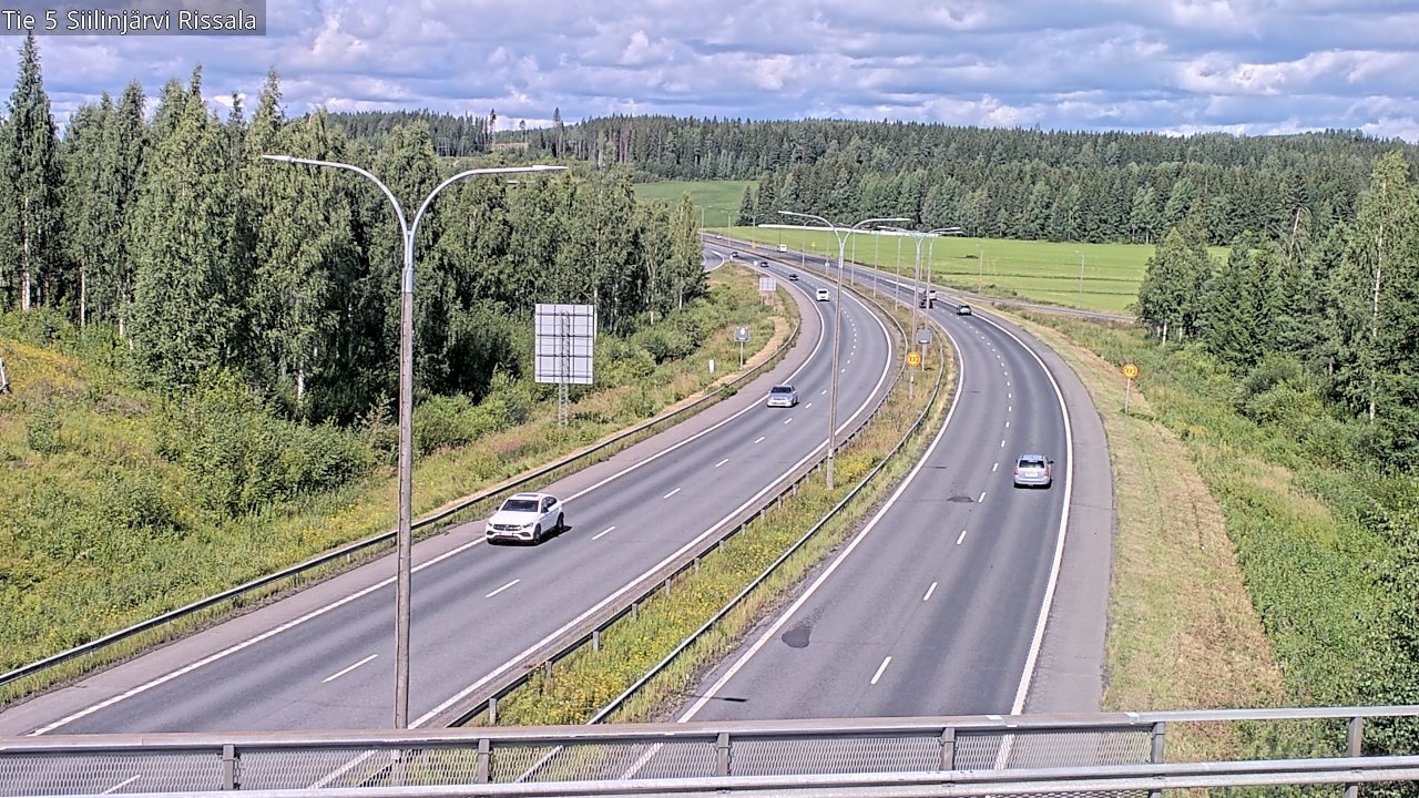 Weather Camera Image Road 5 Siilinjärvi, Rissala, Siilinjärvi, Pohjois-Savo