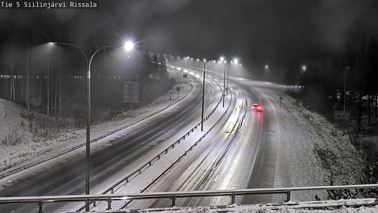 Weather Camera Image Road 5 Siilinjärvi, Rissala, Siilinjärvi, Pohjois-Savo