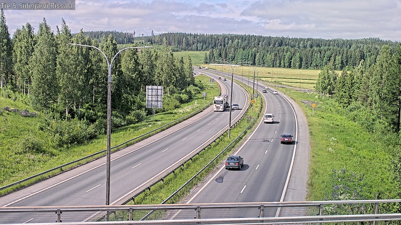 Weather Camera Image Road 5 Siilinjärvi, Rissala, Siilinjärvi, Pohjois-Savo