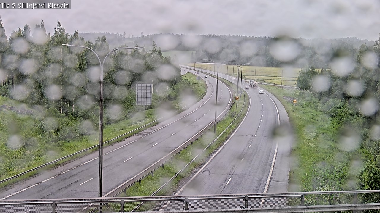 Weather Camera Image Väg 5 Siilinjärvi, Rissala, Siilinjärvi, Pohjois-Savo