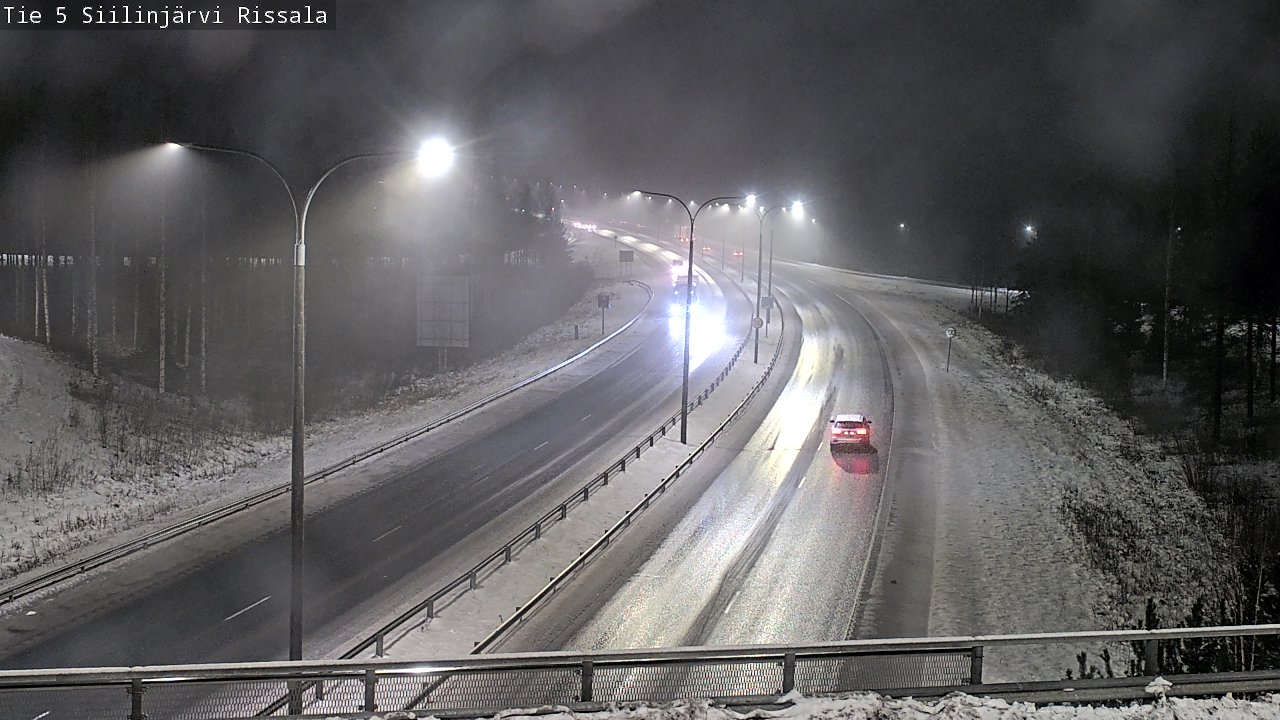 Weather Camera Image Road 5 Siilinjärvi, Rissala, Siilinjärvi, Pohjois-Savo