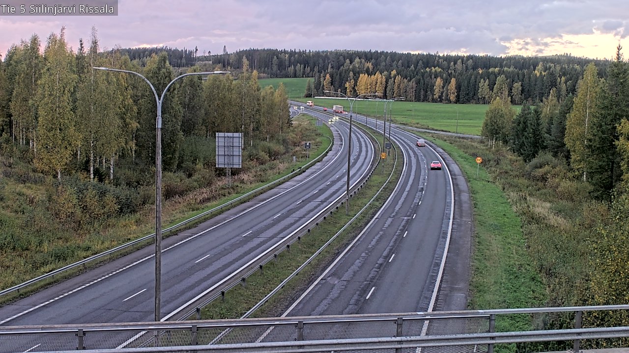 Weather Camera Image Road 5 Siilinjärvi, Rissala, Siilinjärvi, Pohjois-Savo
