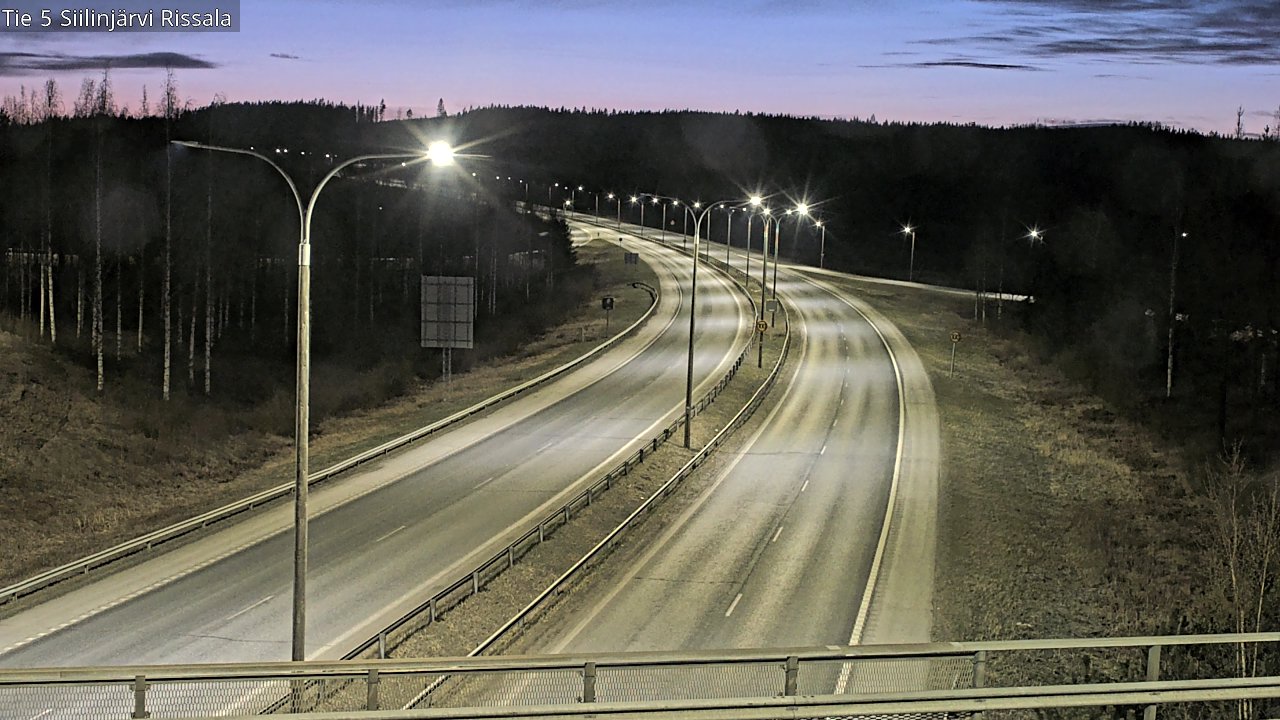 Weather Camera Image Väg 5 Siilinjärvi, Rissala, Siilinjärvi, Pohjois-Savo