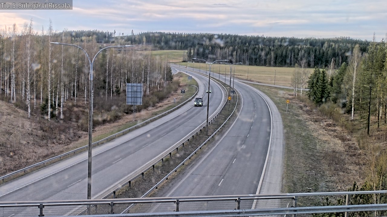 Weather Camera Image Väg 5 Siilinjärvi, Rissala, Siilinjärvi, Pohjois-Savo