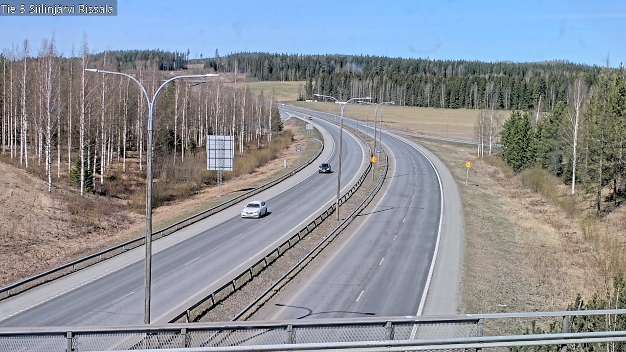 Weather Camera Image Väg 5 Siilinjärvi, Rissala, Siilinjärvi, Pohjois-Savo