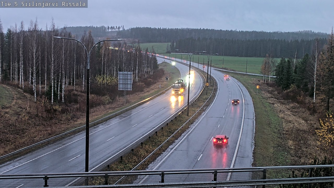 Weather Camera Image Väg 5 Siilinjärvi, Rissala, Siilinjärvi, Pohjois-Savo