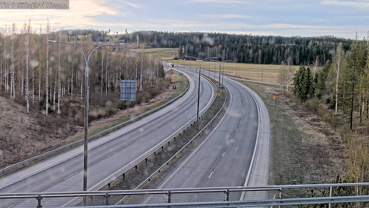 Weather Camera Image Väg 5 Siilinjärvi, Rissala, Siilinjärvi, Pohjois-Savo