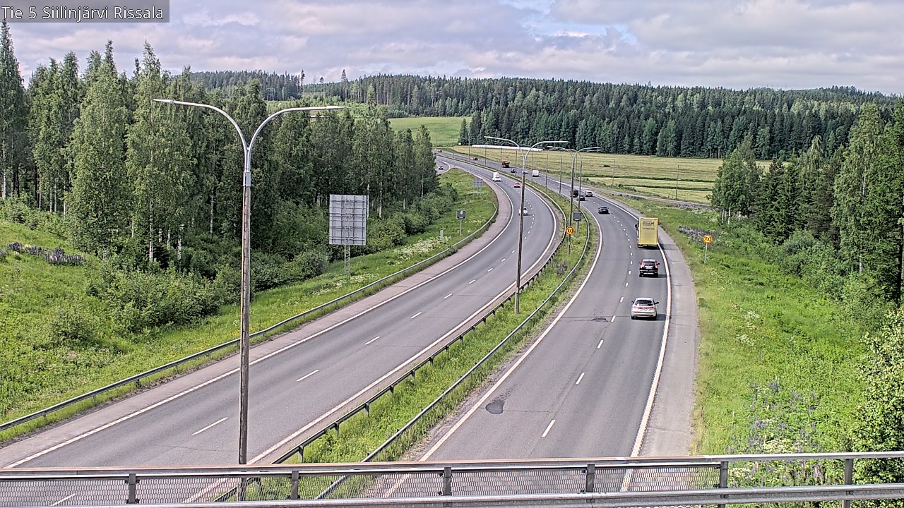 Weather Camera Image Road 5 Siilinjärvi, Rissala, Siilinjärvi, Pohjois-Savo