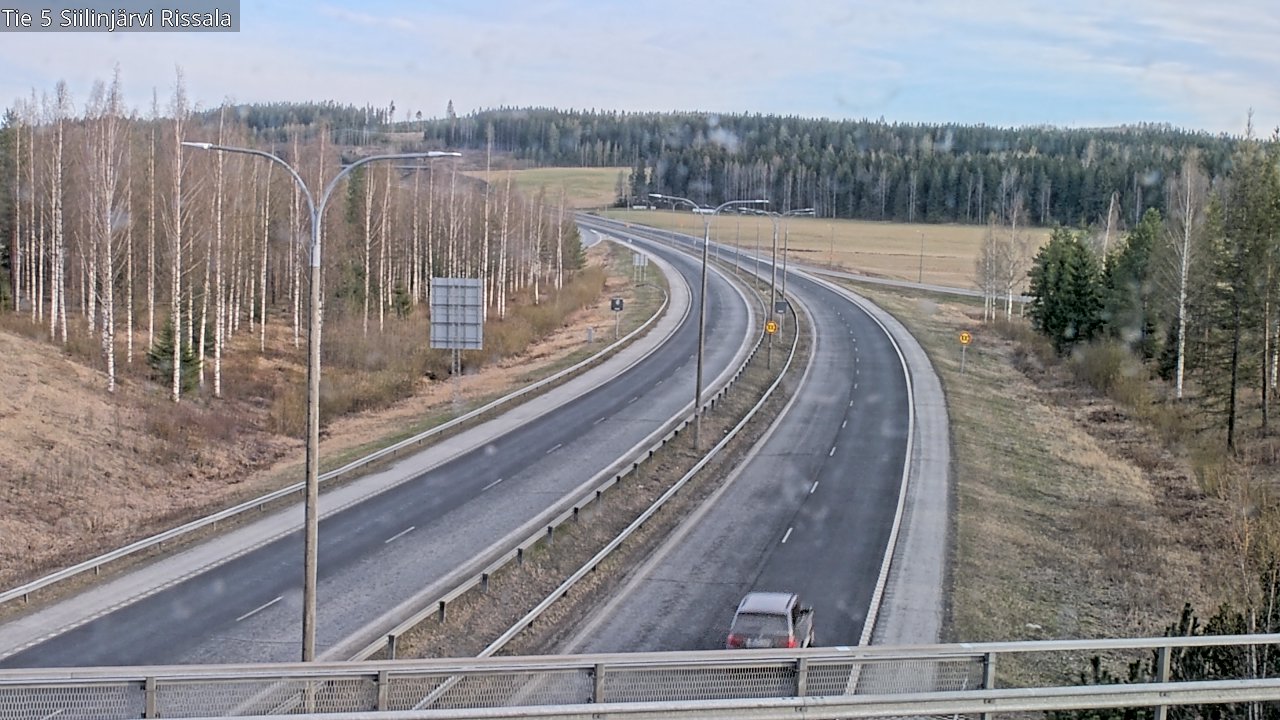 Weather Camera Image Väg 5 Siilinjärvi, Rissala, Siilinjärvi, Pohjois-Savo