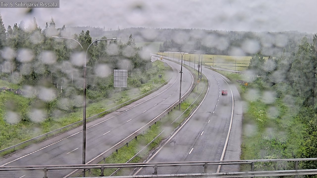 Weather Camera Image Väg 5 Siilinjärvi, Rissala, Siilinjärvi, Pohjois-Savo