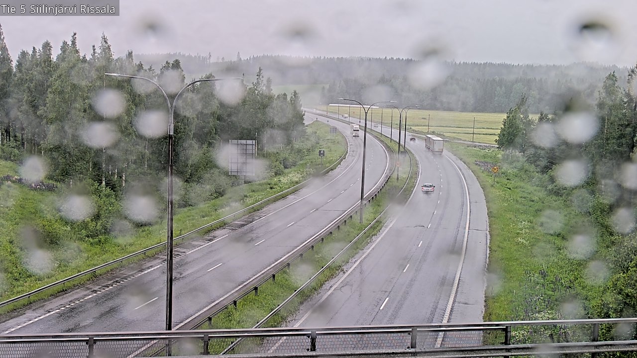 Weather Camera Image Väg 5 Siilinjärvi, Rissala, Siilinjärvi, Pohjois-Savo