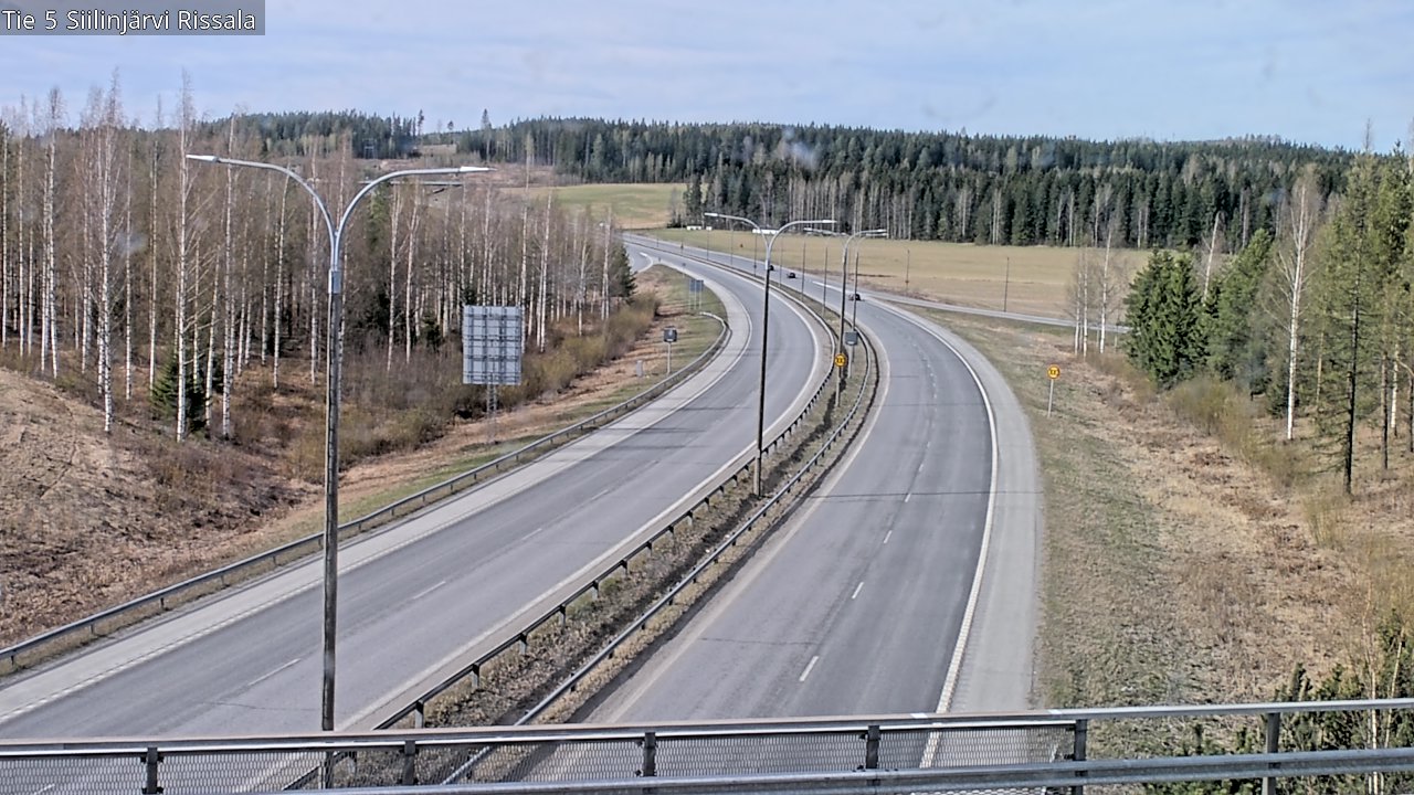 Weather Camera Image Väg 5 Siilinjärvi, Rissala, Siilinjärvi, Pohjois-Savo