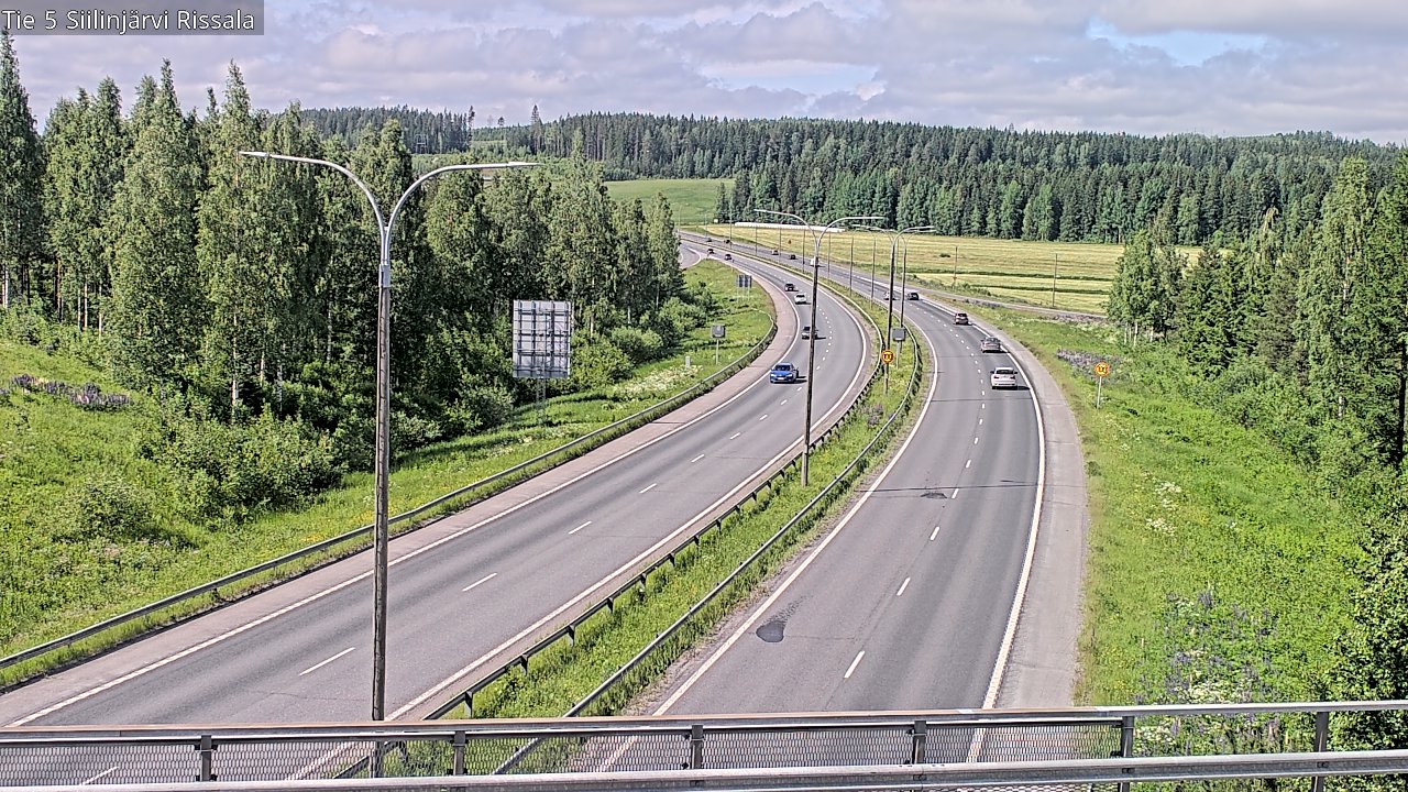 Weather Camera Image Road 5 Siilinjärvi, Rissala, Siilinjärvi, Pohjois-Savo