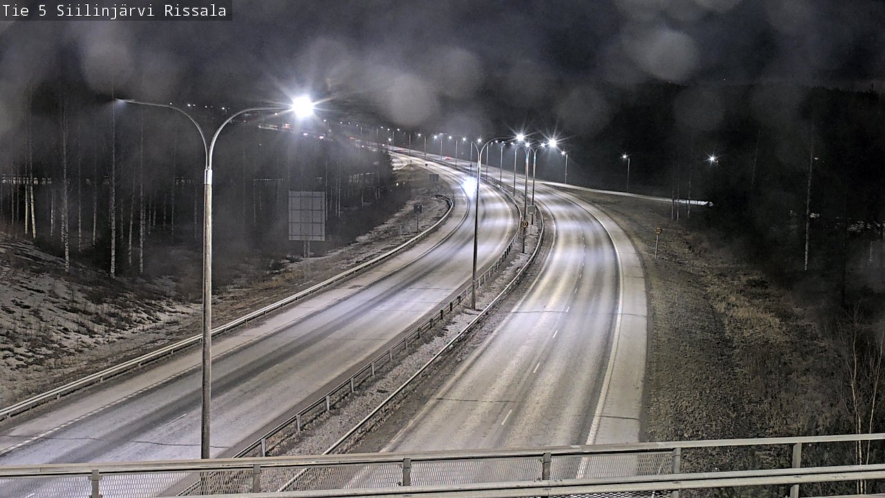 Weather Camera Image Road 5 Siilinjärvi, Rissala, Siilinjärvi, Pohjois-Savo